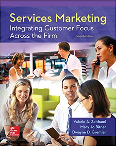 Test Bank for Services Marketing Integrating Customer Focus Across the Firm 7th Edition by Valarie A. Zeithaml