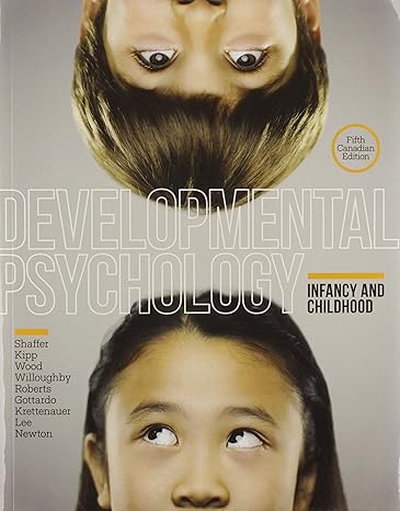 Test Bank for Shaffer 5CDNe Developmental Psychology Infancy and Childhood 5CDNe