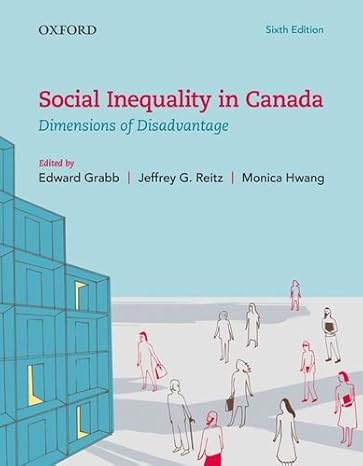 Test Bank for Social Inequality in Canada Dimensions of Disadvantage 6th Edition by Edward Grabb