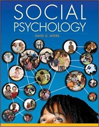 Test Bank for Social Psychology 11th Edition by David Myers