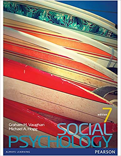 Test Bank for Social Psychology 7th Australia Edition by Graham M. Vaughan