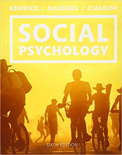 Test Bank for Social Psychology Goals in Interaction 6th Edition by Douglas Kenrick