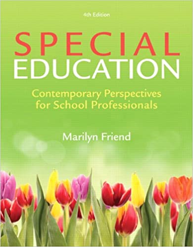 Test Bank for Special Education 4th Edition by Marilyn Friend