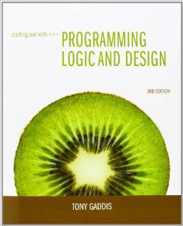 Test Bank for Starting Out with Programming Logic and Design 3rd Edition by Tony Gaddis