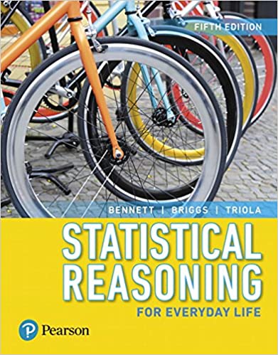 Test Bank for Statistical Reasoning for Everyday Life 5th Edition by Jeff Bennett