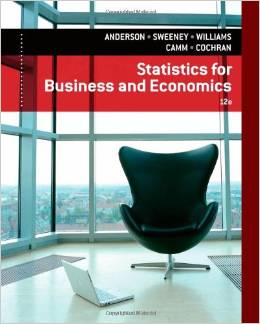 Test Bank for Statistics for Business and Economics 12th Edition by David R. Anderson