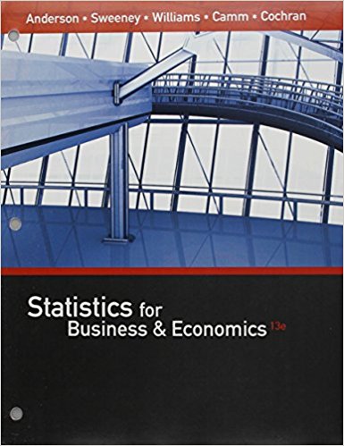 Test Bank for Statistics for Business and Economics 13th Edition by David R. Anderson