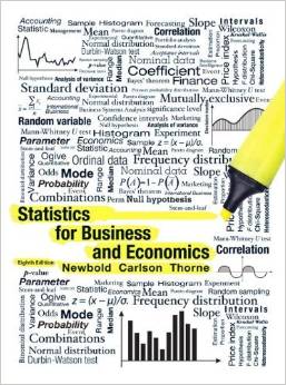 Test Bank for Statistics for Business and Economics 8th Edition by Betty Newbold