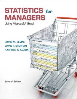 Test Bank for Statistics for Managers Using Microsoft Excel 7th Edition by David M. Levine