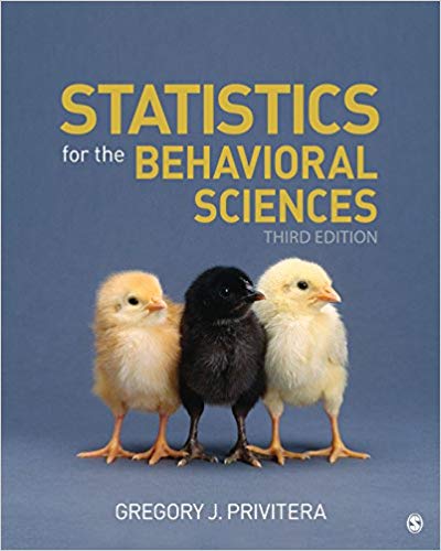 Test Bank for Statistics for the Behavioral Sciences 3rd Edition by Gregory J. Privitera