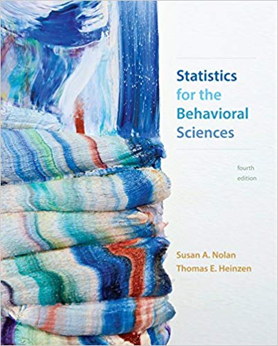Test Bank for Statistics for the Behavioral Sciences Fourth Edition by Susan A. Nolan