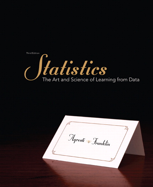 Test Bank for Statistics The Art and Science of Learning from Data 3rd Edition by Alan Agresti