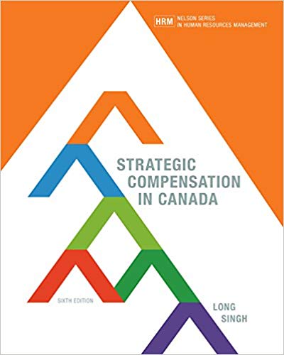 Test Bank for Strategic Compensation in 6th Canada Edition by Richard Long
