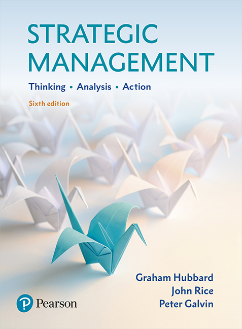 Test Bank for Strategic Management 6th Edition by Graham Hubbard