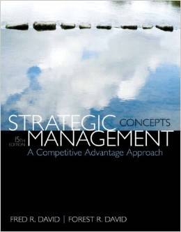 Test Bank for Strategic Management A Competitive Advantage Approach 15th Edition by Fred R. David