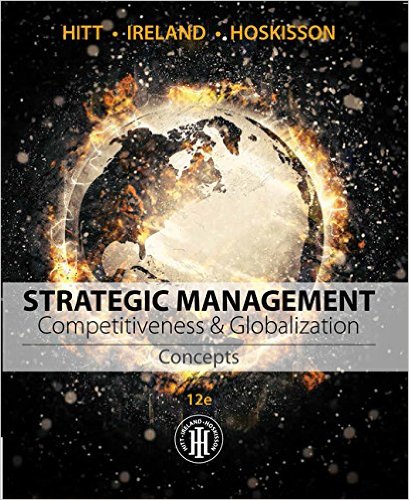 Test Bank for Strategic Management Concepts and Cases Competitiveness 12th Edition by Michael A. Hitt