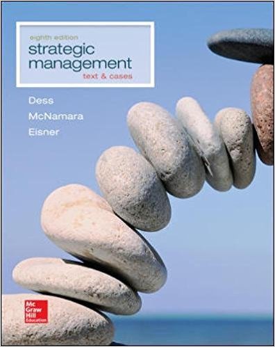 Test Bank for Strategic Management Text and Cases 8th Edition by Gregory Dess
