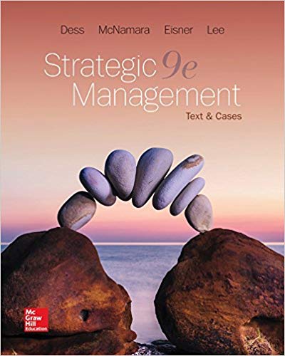 Test Bank for Strategic Management Text and Cases 9th Edition by Gregory Dess