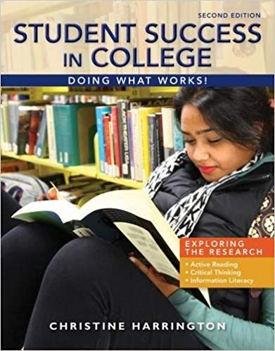 Test Bank for Student Success in College Doing What Works 2nd Edition by Christine Harrington