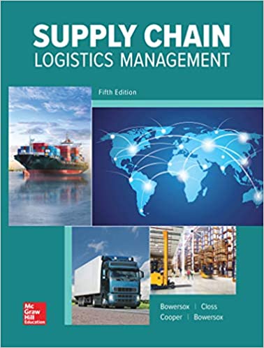 Test Bank for Supply Chain Logistics Management 5th Edition by Donald Bowersox