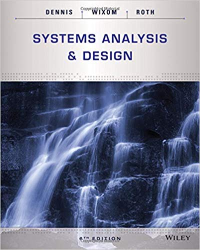 Test Bank for Systems Analysis and Design 6th Edition by Alan Dennis