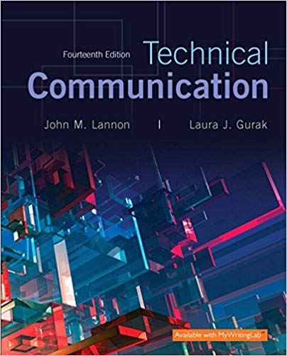 Test Bank for Technical Communication 14th Edition by John M. Lannon
