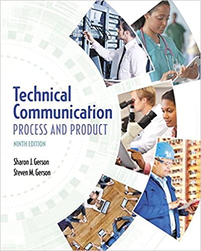 Test Bank for Technical Communication Process and Product 9th Edition by Sharon J. Gerson