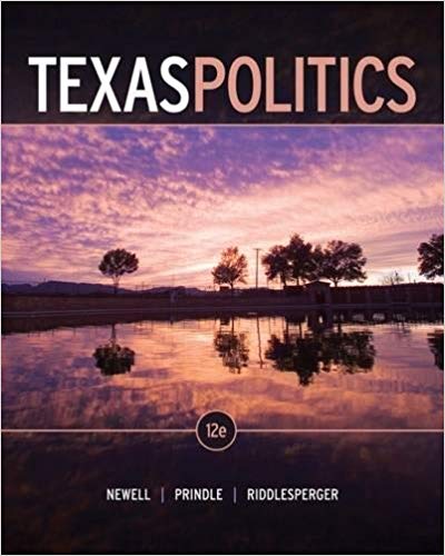 Test Bank for Texas Politics 12th Edition by Charldean Newell