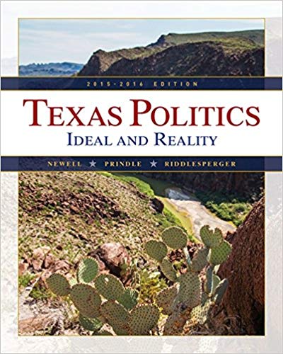 Test Bank for Texas Politics 2015 2016 13th Edition by Charldean Newell