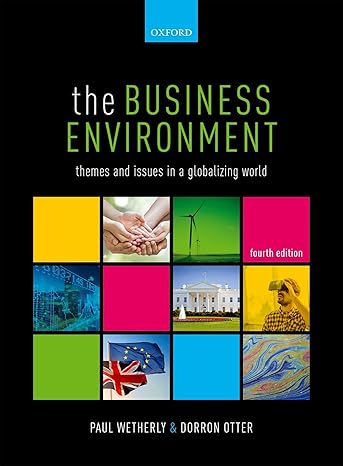 Test Bank for The Business Environment Themes and Issues in a Globalizing World 4th Edition by Paul Wetherly