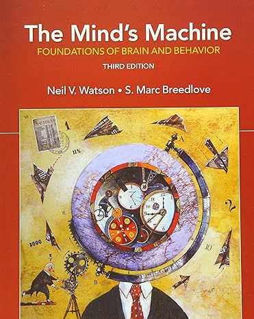 Test Bank for The Minds Machine Foundations of Brain and Behavior 3rd Edition by Neil V. Watson
