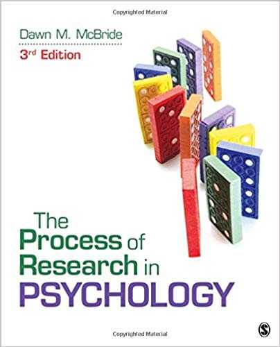 Test Bank for The Process of Research in Psychology 3rd Edition by Dawn M. McBride