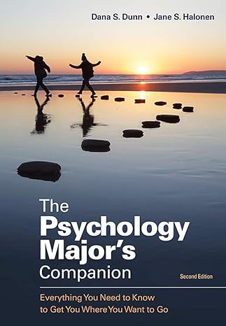 Test Bank for The Psychology Majors Companion 2nd Edition by Dana S. Dunn