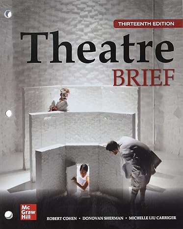 Test Bank for Theatre, Brief 13th by Robert Cohe