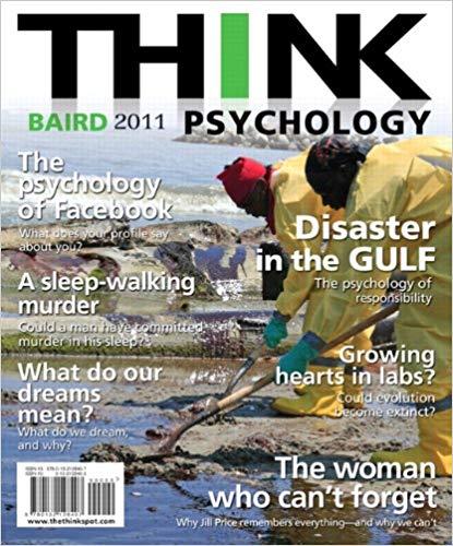 Test Bank for THINK Psychology 2nd Edition by Abigail A. Baird
