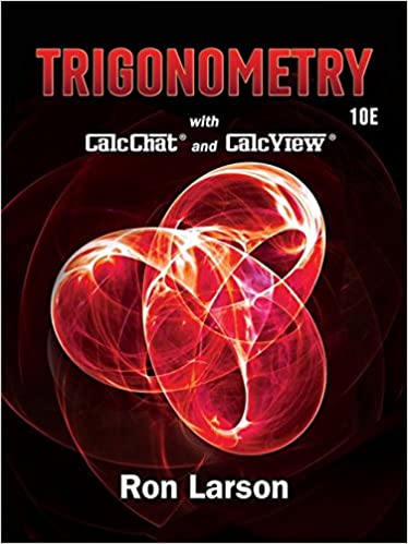 Test Bank for Trigonometry 10th Edition by Ron Larson