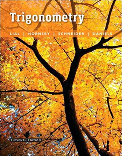 Test Bank for Trigonometry 11th Edition by Margaret L. Lial