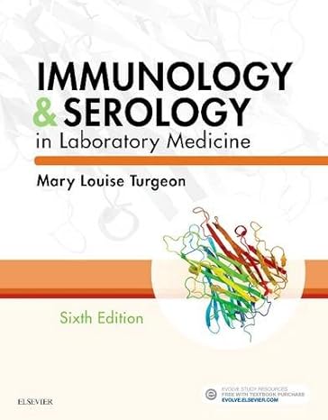 Test Bank for Turgeon 6e Immunology and Serology in Laboratory Medicine 6e