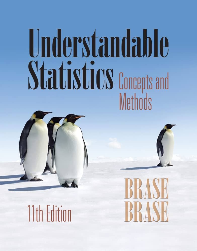 Test Bank for Understandable Statistics 11th Edition by Charles Henry Brase Corrinne Pellillo Brase