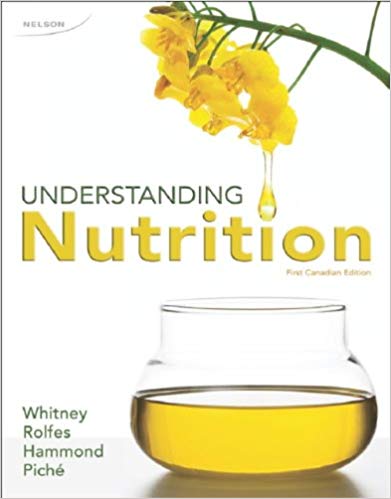 Test Bank for Understanding Nutrition 1st Canadian Edition by Eleanor Whitney