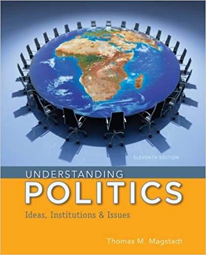 Test Bank for Understanding Politics Ideas Institutions and Issues 11th Edition by Thomas M. Magstadt