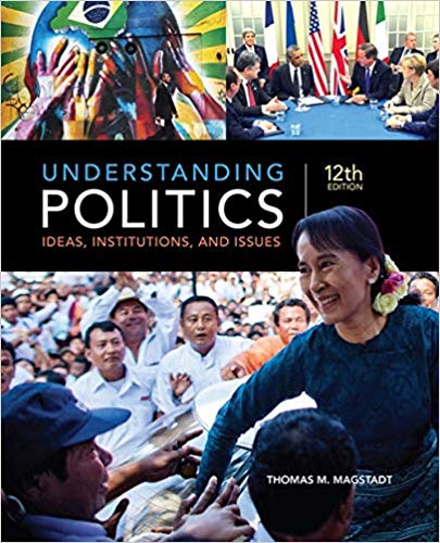 Test Bank for Understanding Politics Ideas Institutions and Issues 12th Edition by Thomas M. Magstadt