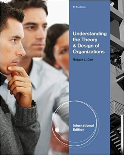 Test Bank for Understanding the Theory and Design of Organizations International 11th Edition by Richard L. Daft