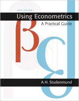 Test Bank for Using Econometrics A Practical Guide 6th Edition by A.H. Studenmund