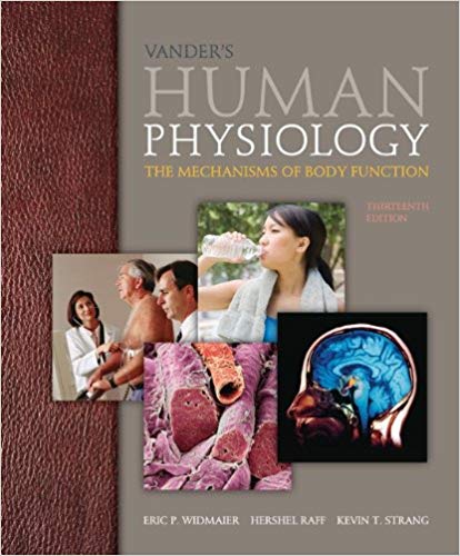 Test Bank for Vanders Human Physiology 13th Edition by Eric P. Widmaier Dr.