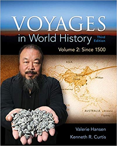 Test Bank for Voyages in World History Volume 2 3rd Edition by Valerie Hansen