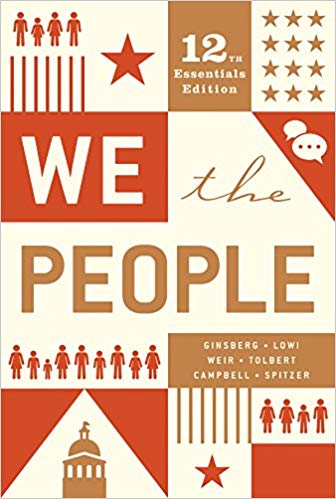 Test Bank for We the People Essentials 14th Edition by Andrea Campbell