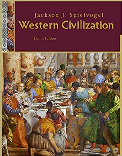 Test Bank for Western Civilization 8th Edition by Jackson J. Spielvogel
