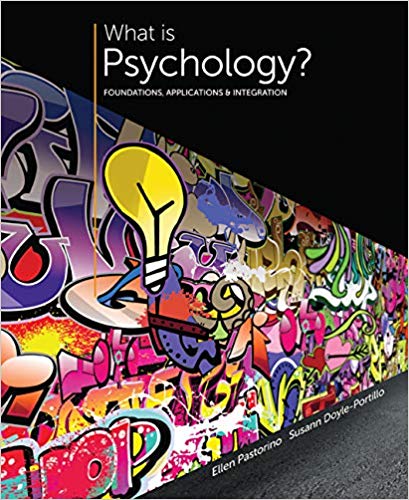 Test Bank for What is Psychology Foundations Applications and Integration 3rd Edition by Ellen E. Pastorino
