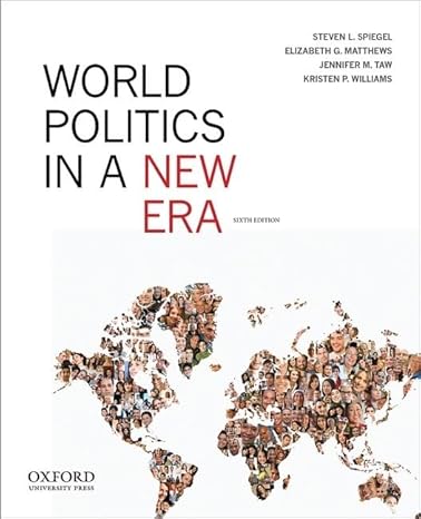 Test Bank for World Politics in a New Era 6th Edition by Steven L. Spiegel